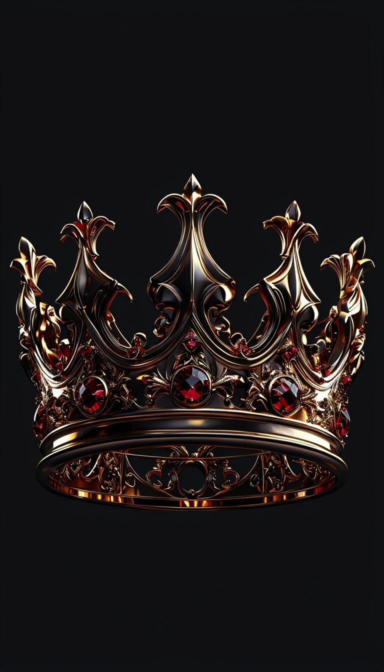 768x1344 royal crown mobile wallpaper
