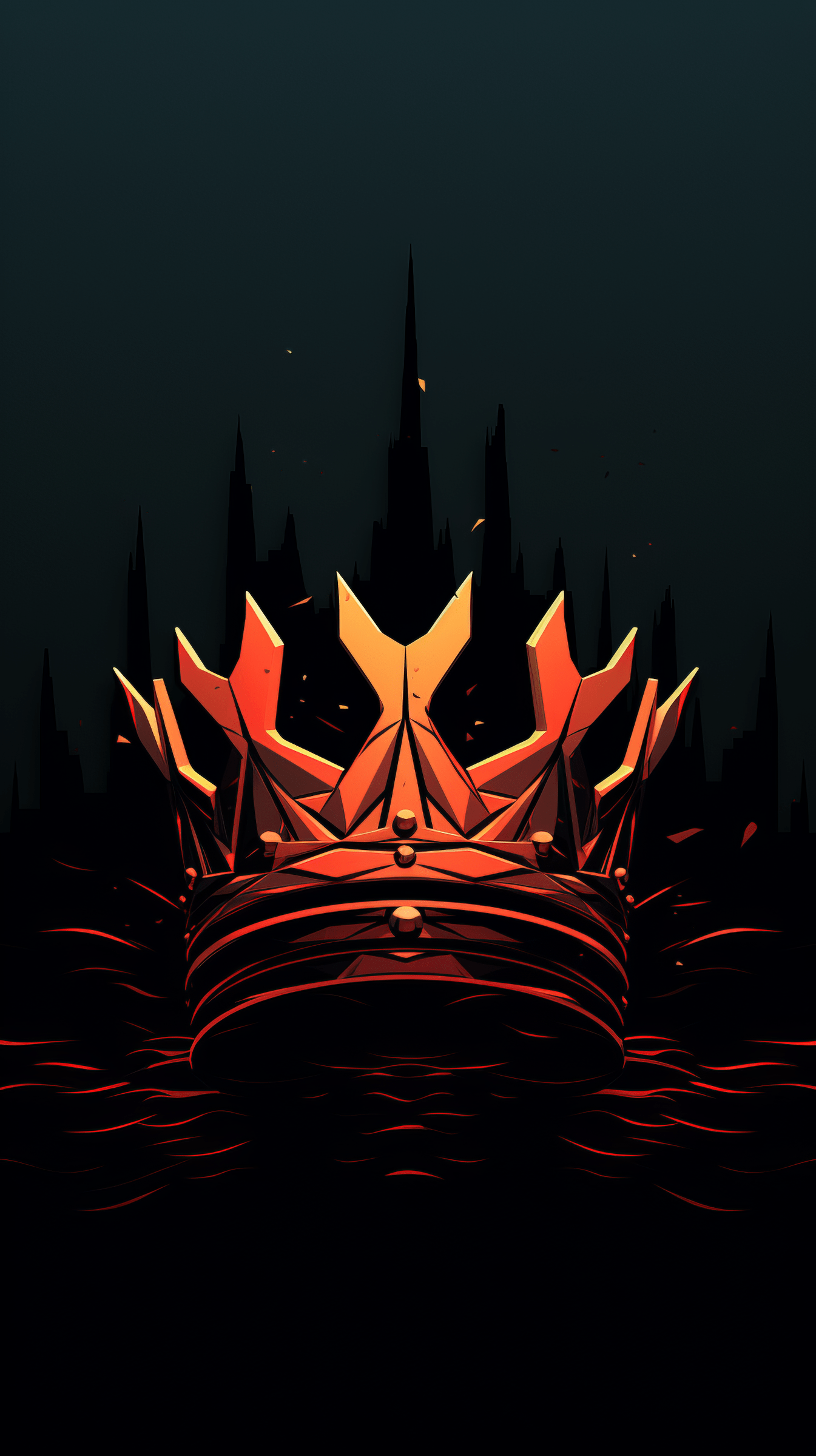 1345x2400 Aesthetic Royal Crown Wallpaper