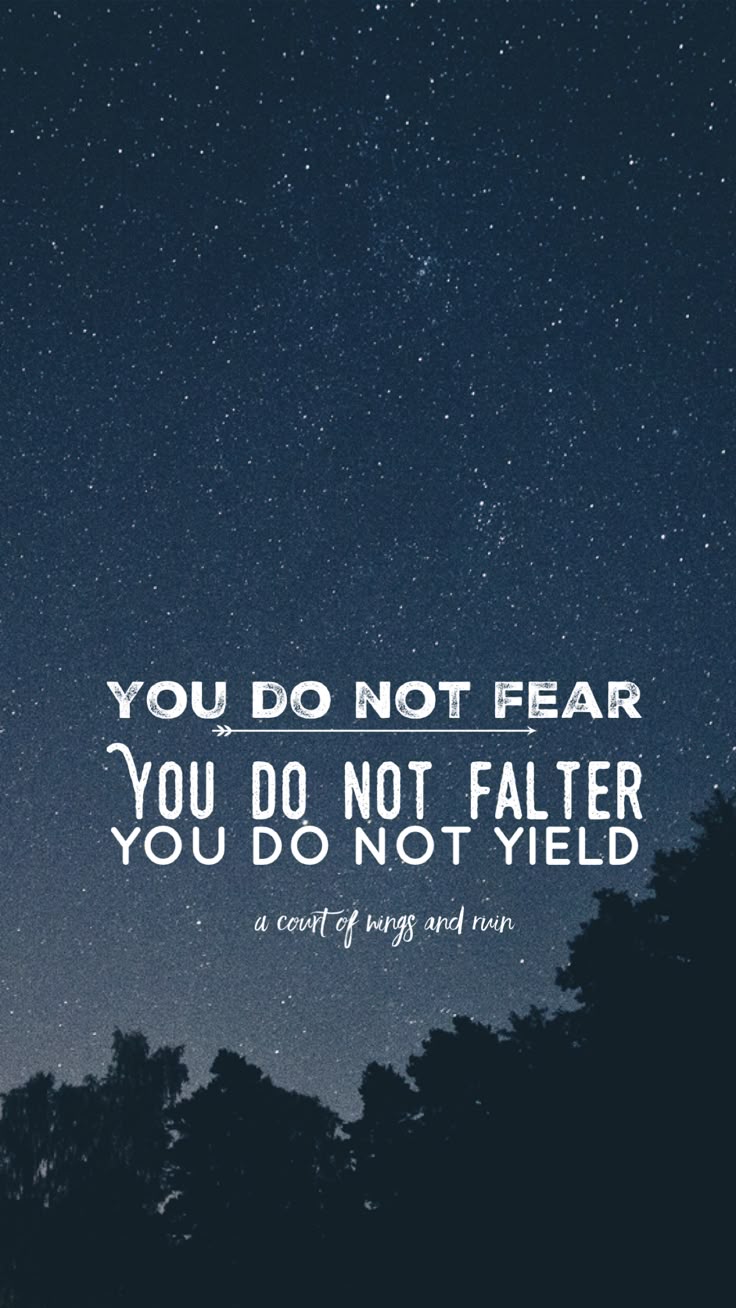 736x1308 Do Not Fear iPhone Wallpaper. Acotar wallpaper iphone, You do not fear you do