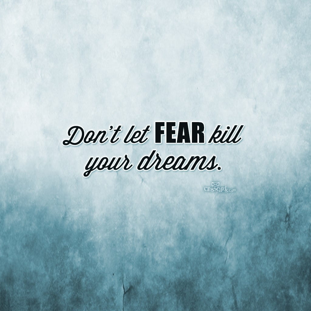 1024x1024 Don't Let Fear Desktop Wallpaper