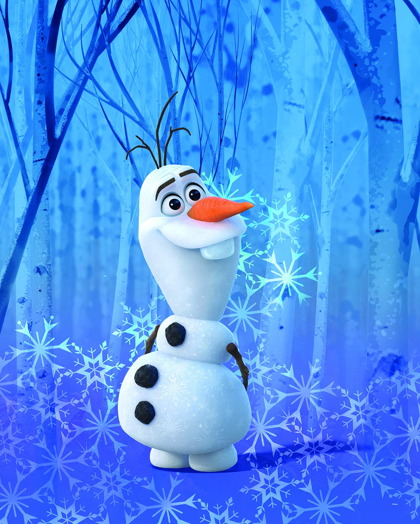1422x1772 Komar Disney Frozen Olaf Crystal WB067 40 X 50 Cm (W X H) Wall Picture, Children's Room, Baby Room, Decoration, Art Print, Without Frame, Multi Coloured : Disney: Baby