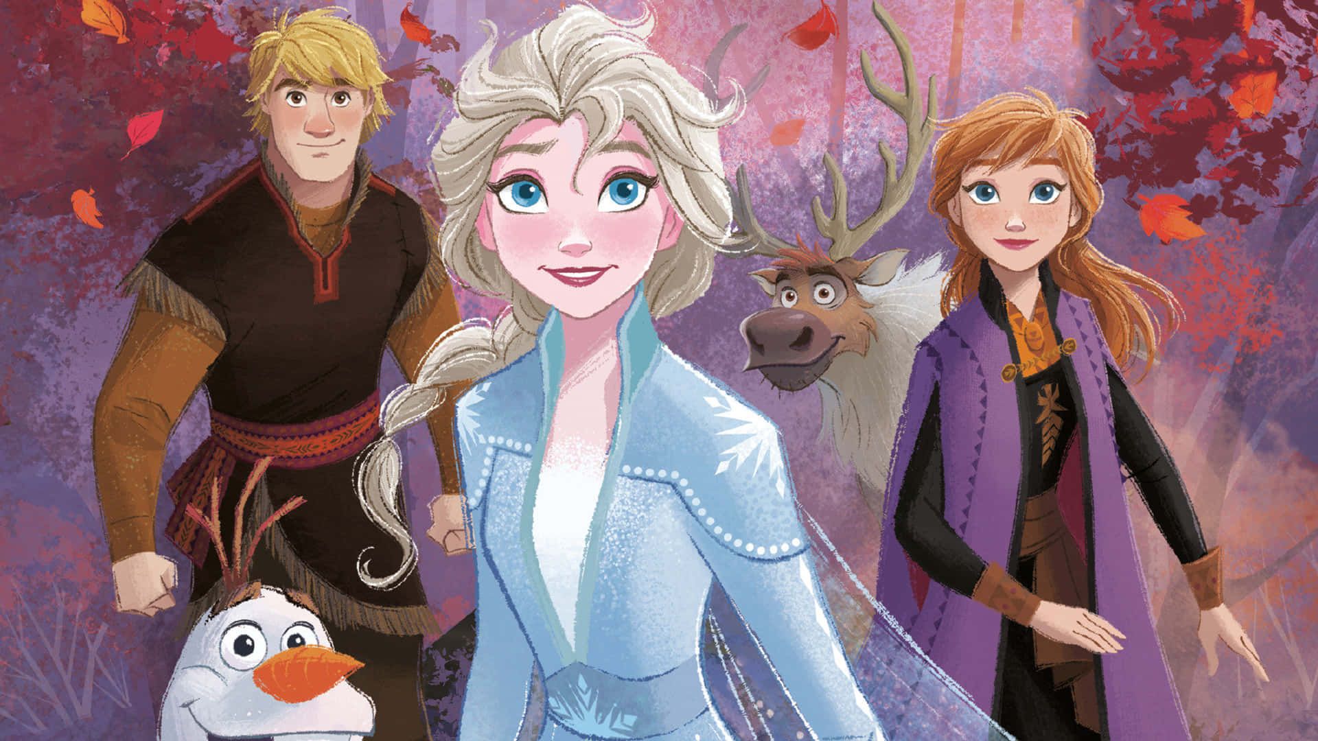 1920x1080 Download frozen elsa and anna Background