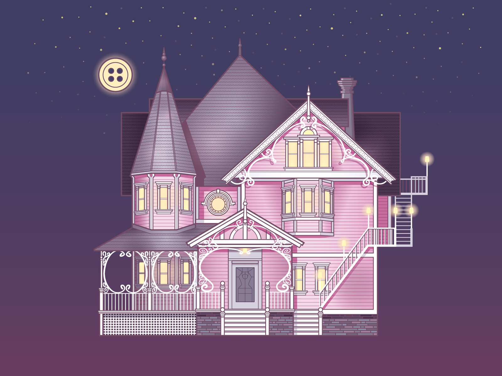 1600x1200 Pink Palace by Audrey Mulhisen on Dribbble
