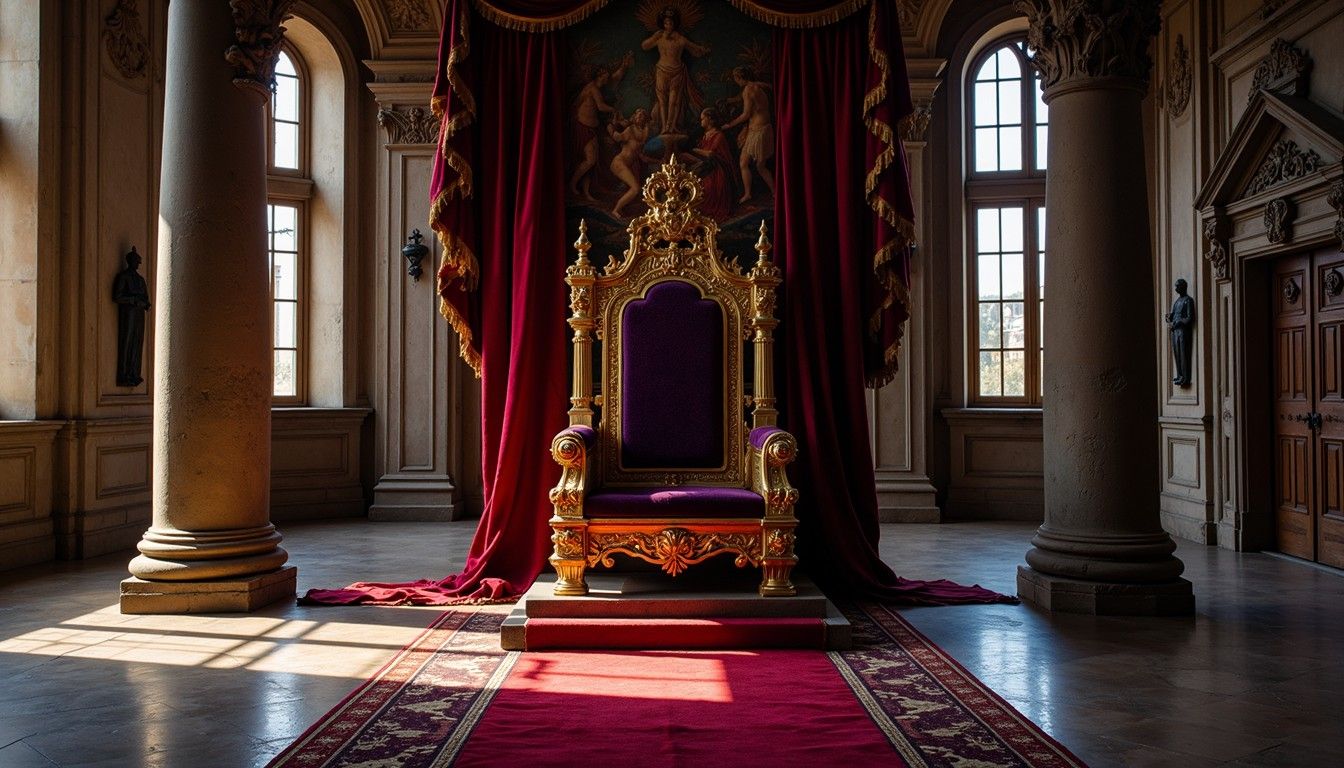 1344x768 Download Golden Royal Throne Image, Throne, Royal