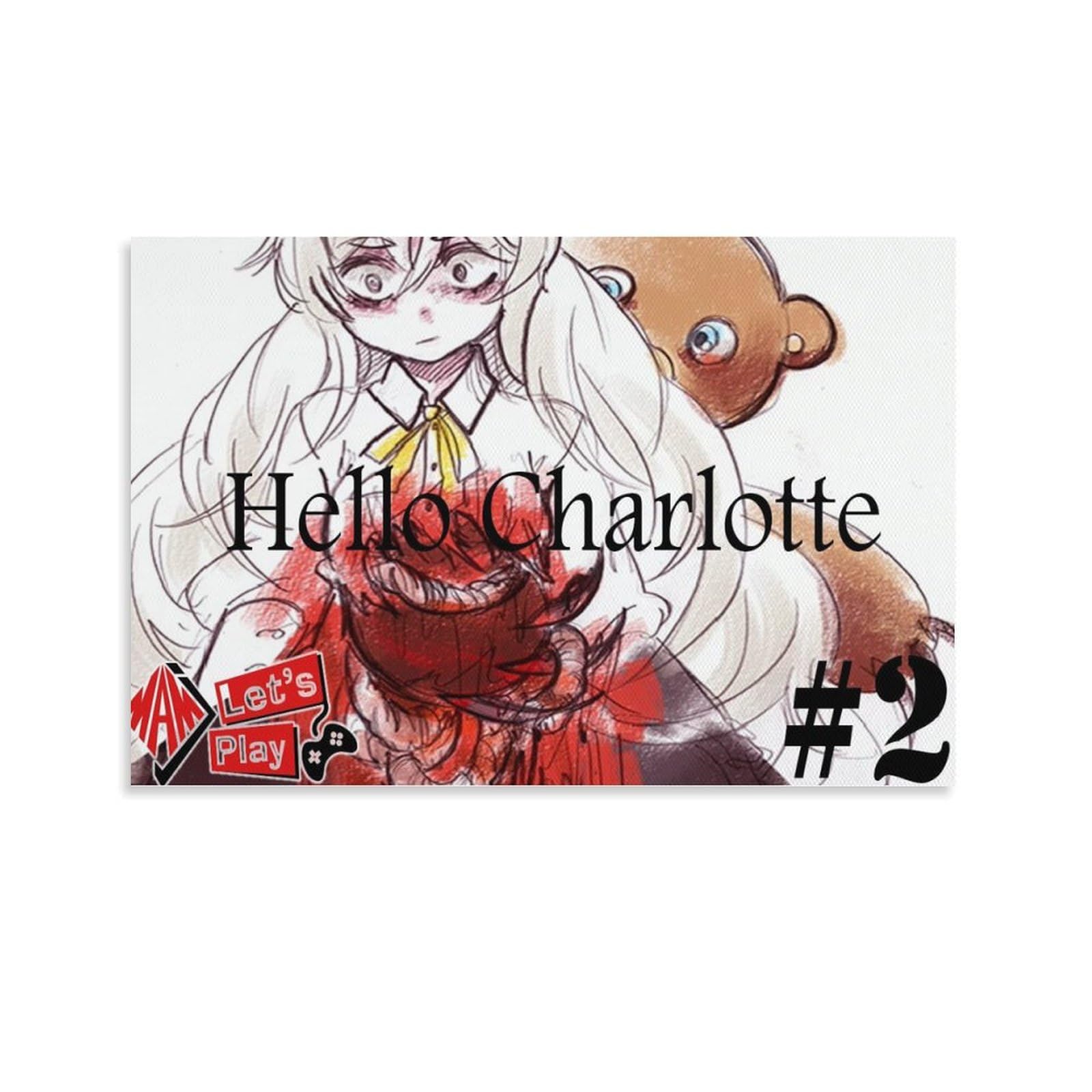 1600x1600 Hello Charlotte Poster Art Wallpaper Wall Art For Bedroom (1) Canvas Painting Poster Wall Art Decorative Picture Prints Modern Decor 24x36inch(60x90cm) : Amazon.ie