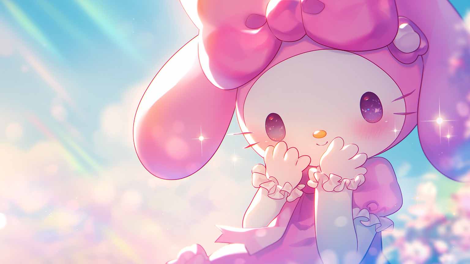 1536x864 Hello Kitty Sweet Dream Desktop Wallpaper Wallpaper 4K