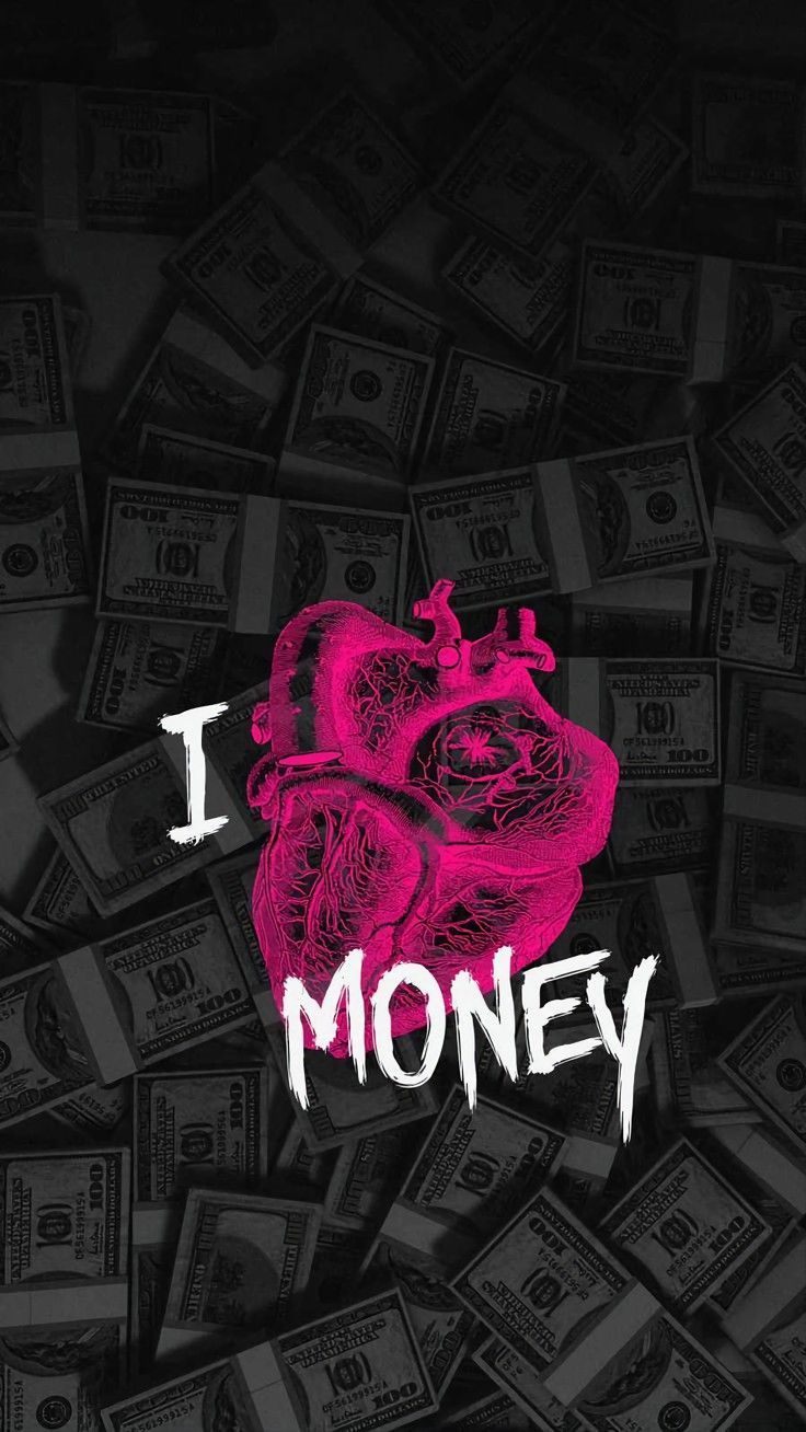 736x1308 I Love Money Wallpaper with Pink Roses and Dollars. Dope wallpaper iphone, Dollars money wallpaper, Money wallpaper iphone