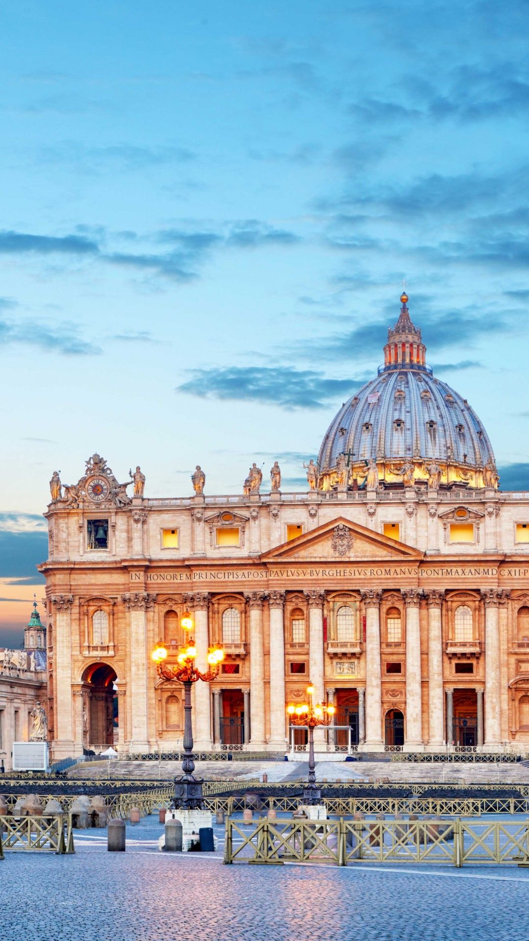 1080x1920 St Peter's Basilica Wallpaper 4K, Vatican City