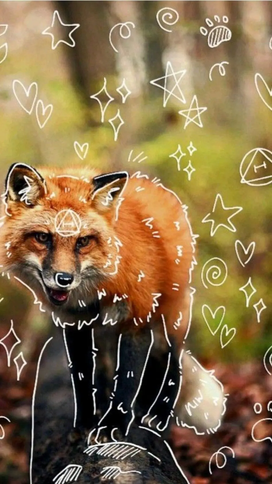 948x1685 Fox Therian Mask Wallpaper