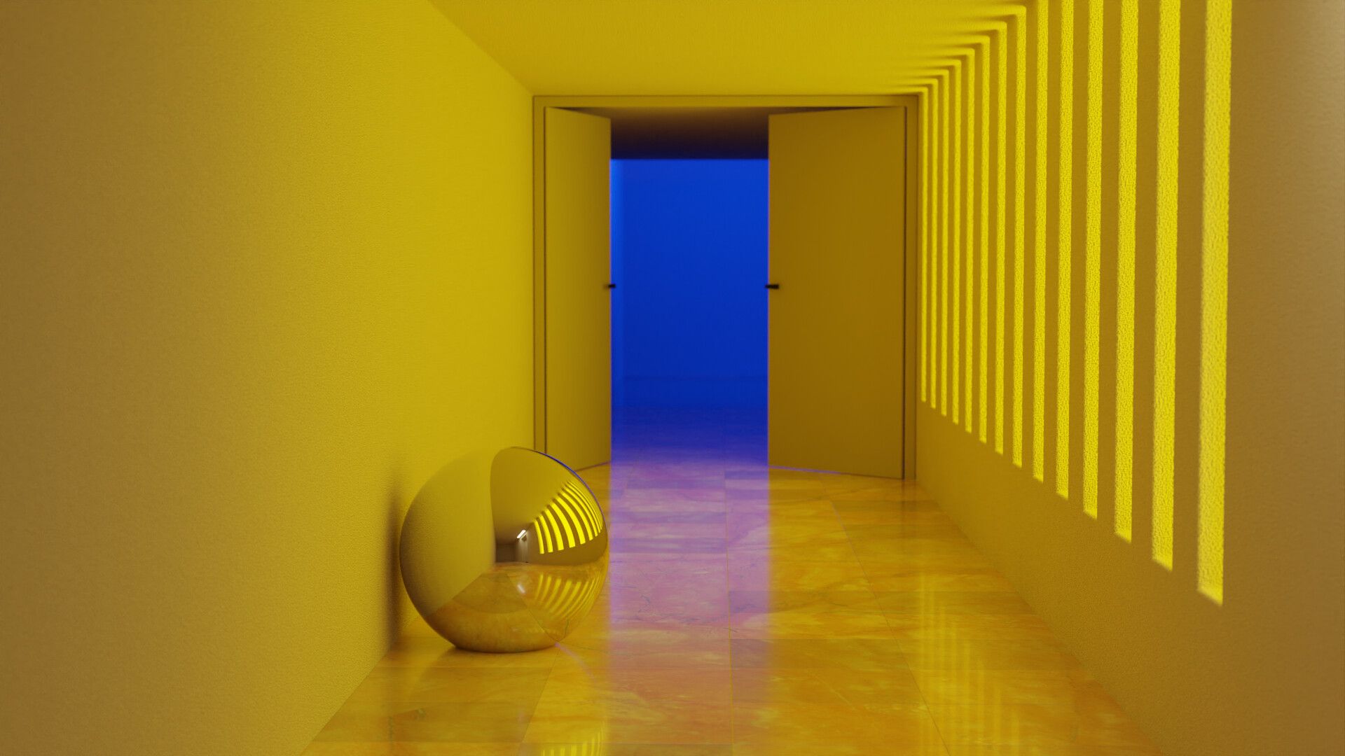 1920x1080 Casa Gilardi, by mexican architect Luis Barragan