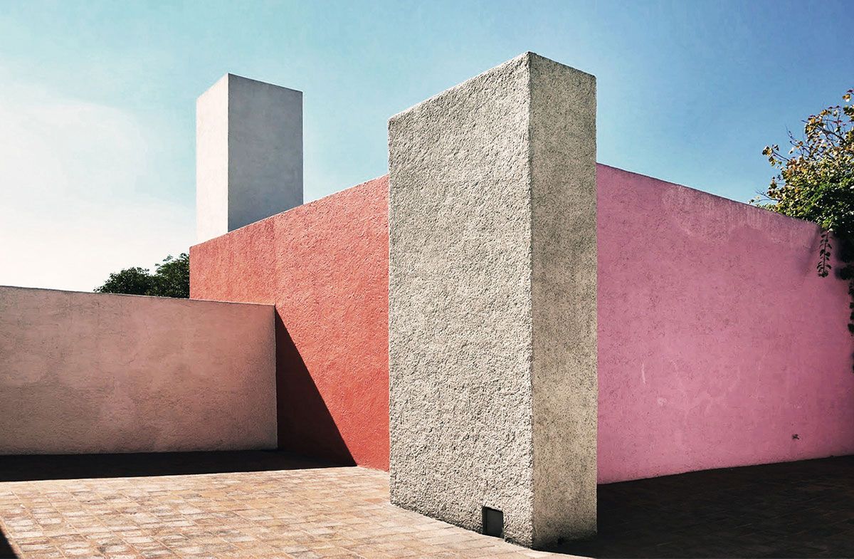 1200x785 Casa Luis Barragán (1948): Plans, Sections and UNESCO Icon