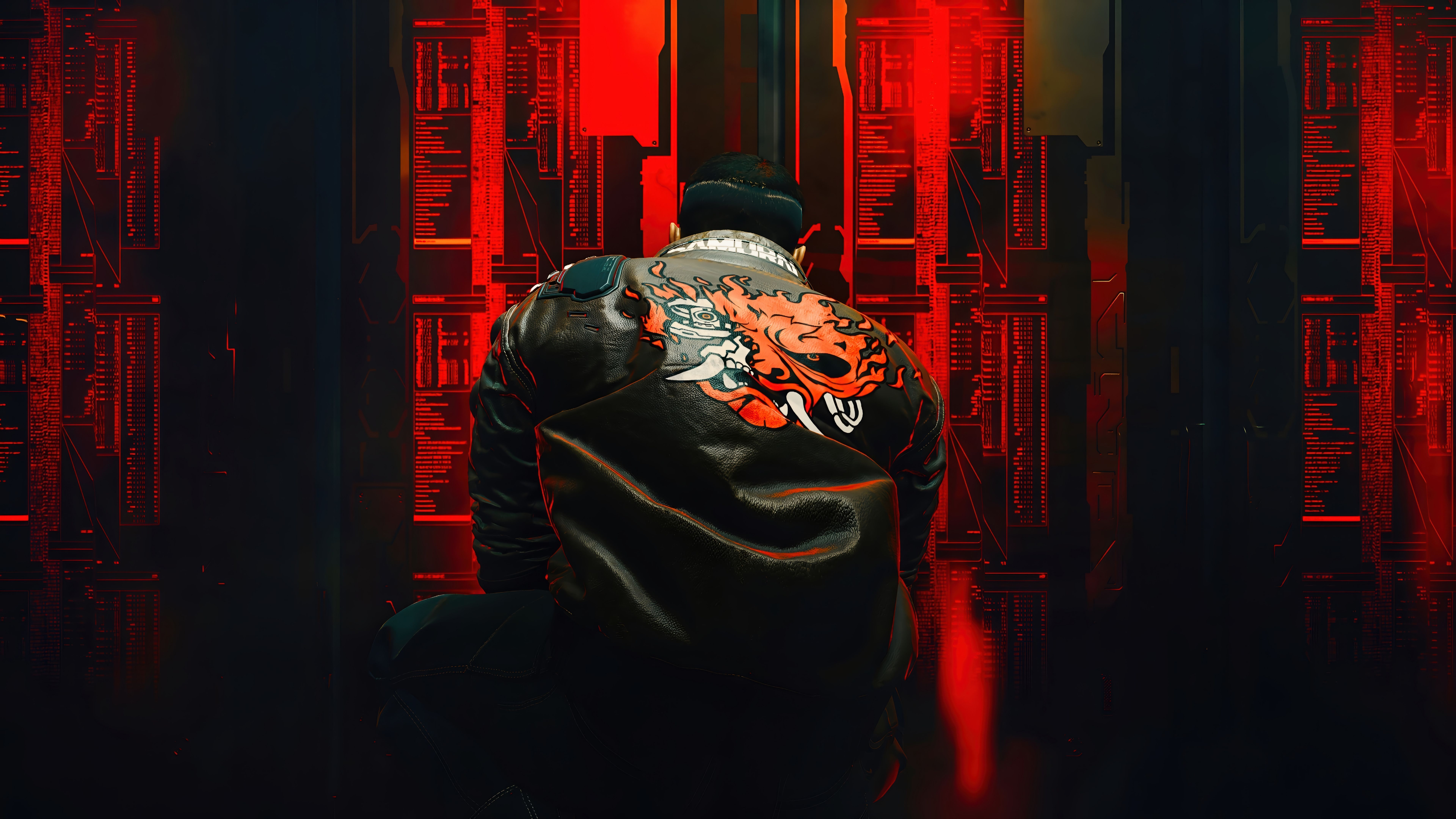 7680x4320 Cyberpunk 2077 8K 4K Wallpaper PC HD Samurai Jacket