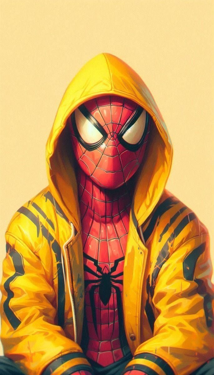 686x1200 Red and yellow spiderman. Miles morales yellow suit, Yellow spiderman aesthetic, Spiderman wallpaper