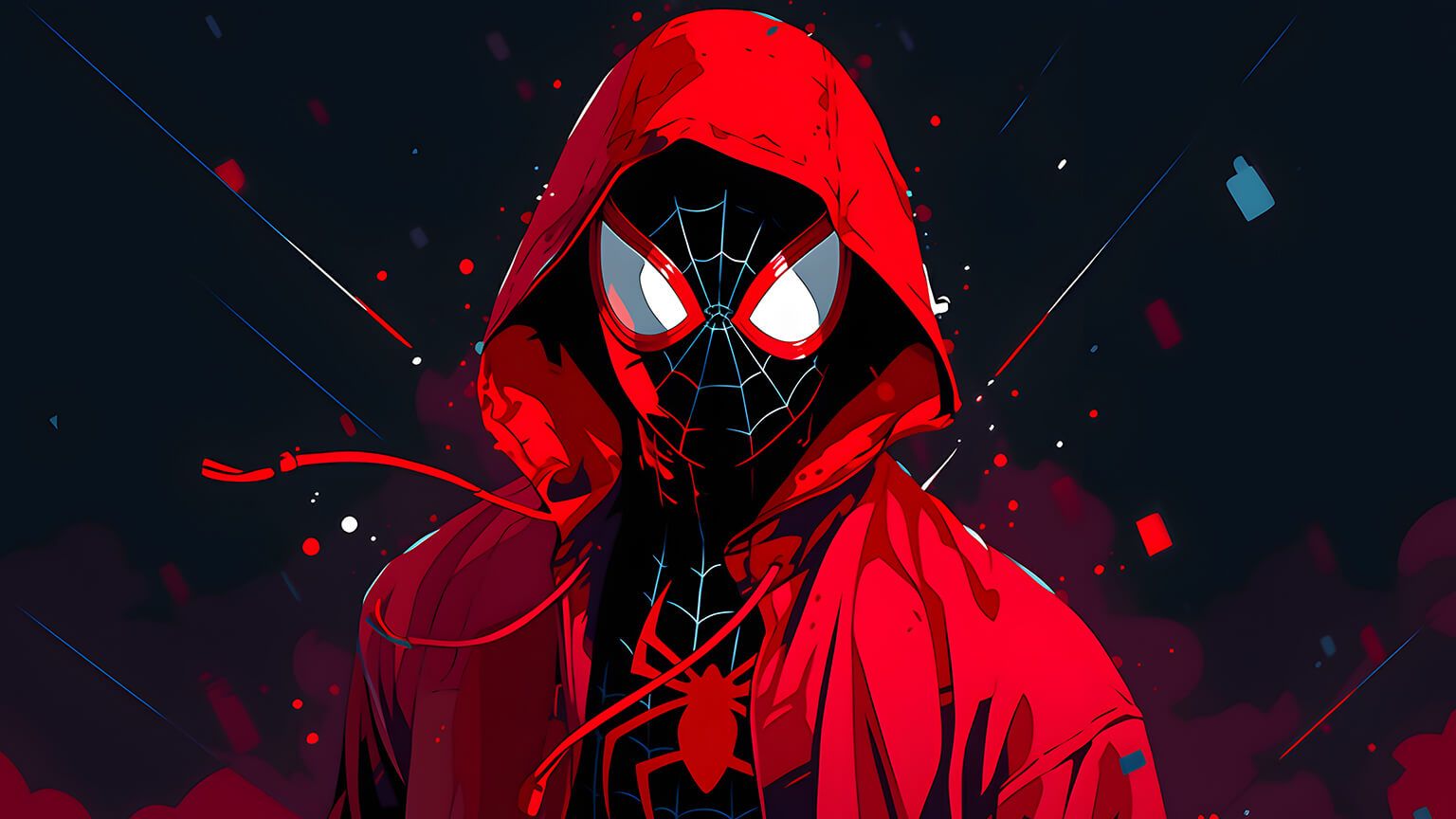 1536x864 Miles Morales In Jacket Desktop Wallpaper Man Wallpaper