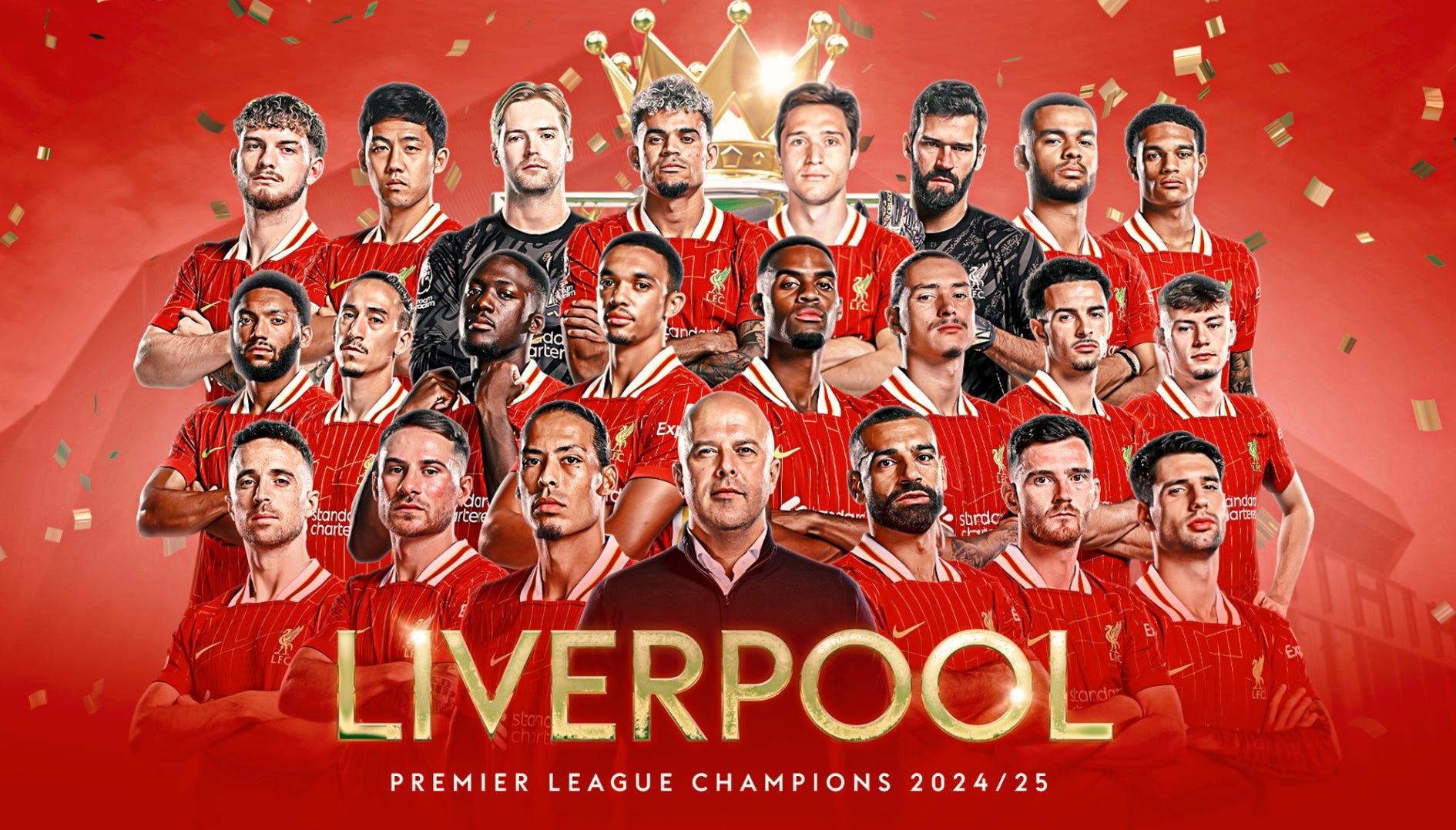 1890x1078 Liverpool Premier League Champions 2025 Wallpaper