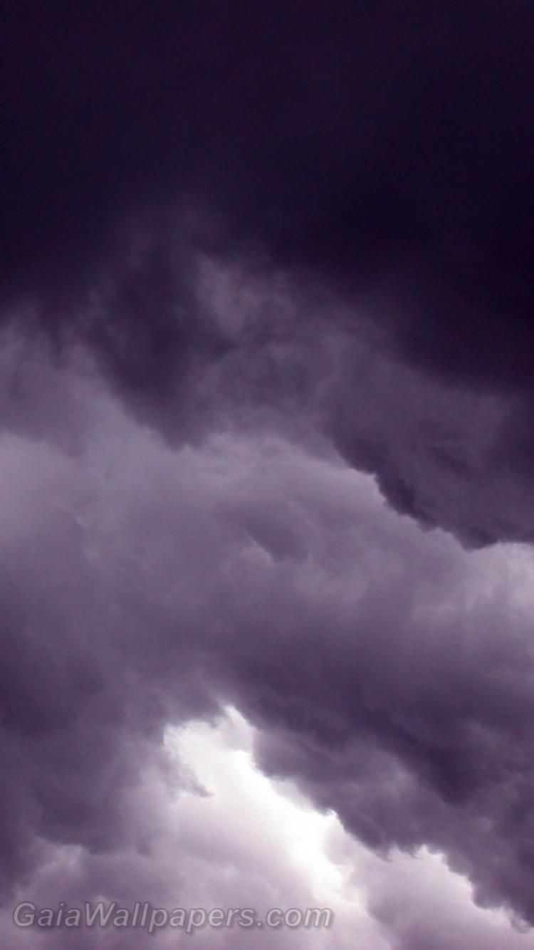 750x1334 Purple storm clouds wallpaper 750x1334 Desktop Wallpaper