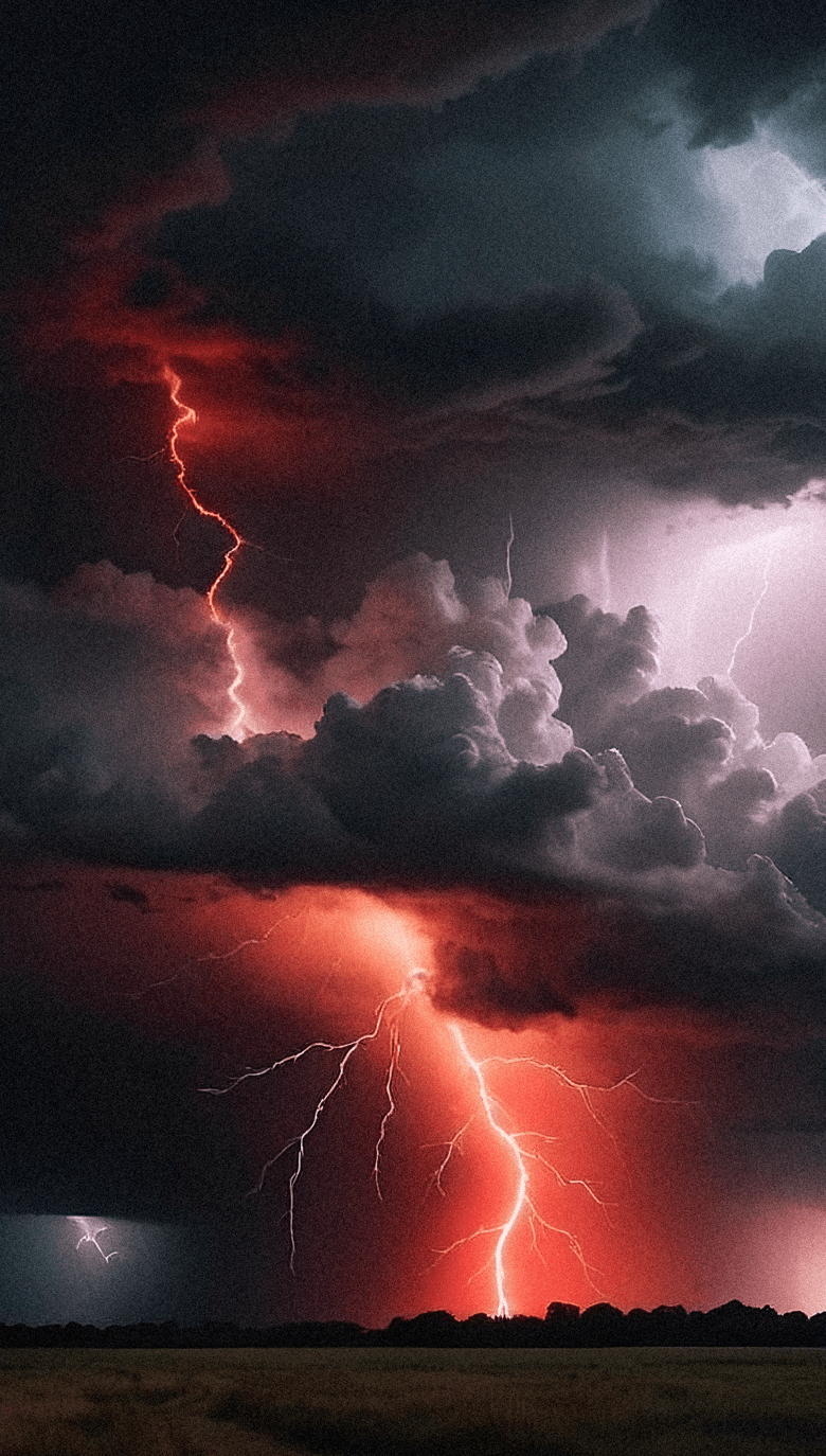 780x1374 Thunderstorm Wallpaper