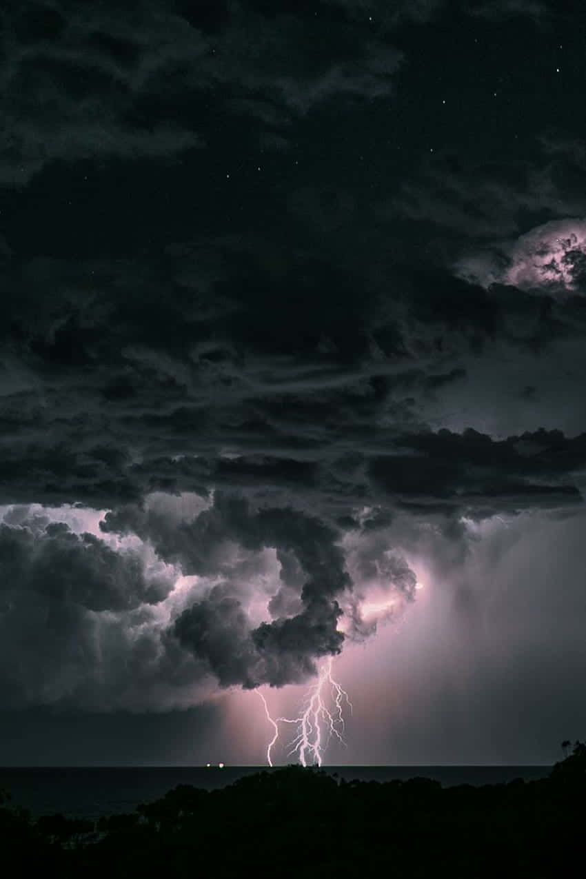 850x1275 Download Dark Storm Approaching Wallpaper