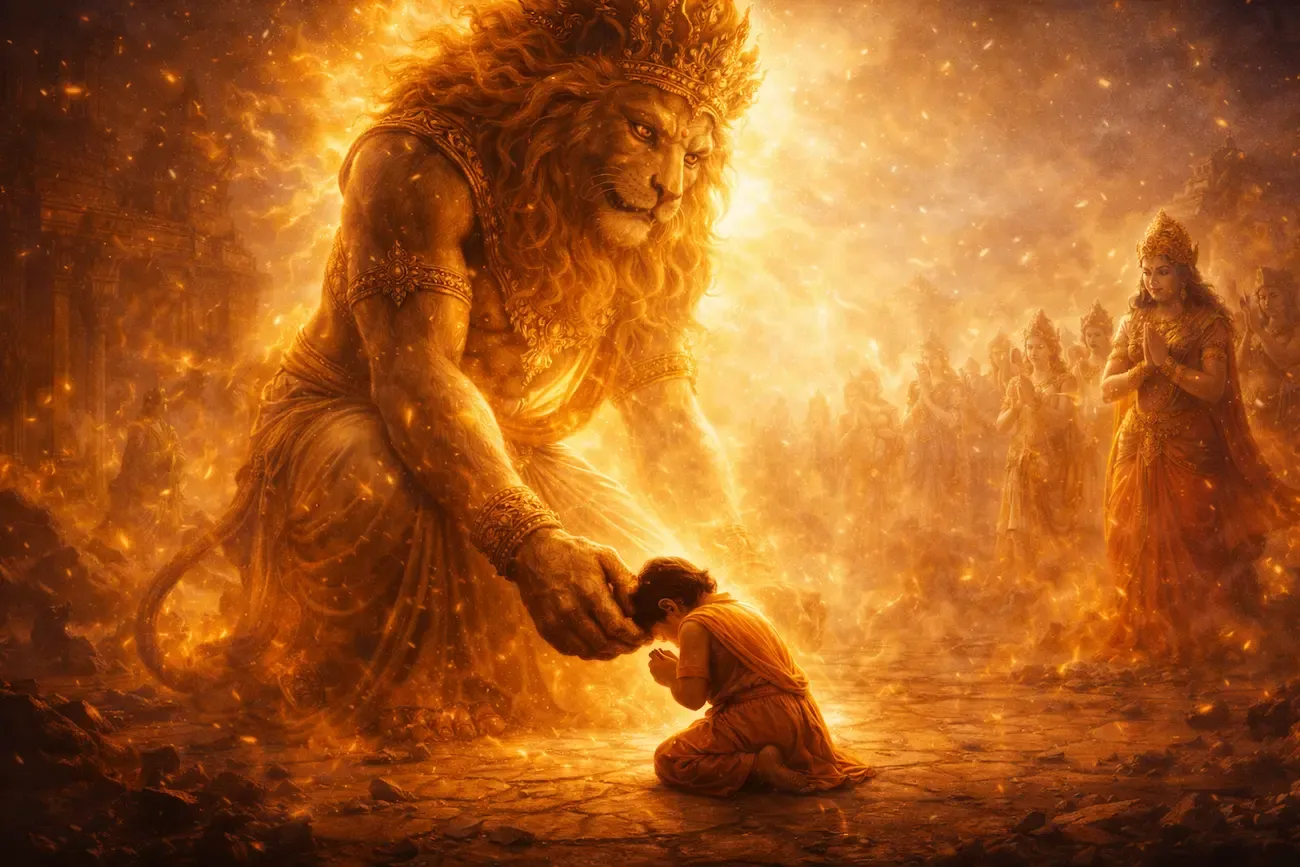 1300x867 Narasimha Jayanti 2026: Prahlada's Faith in Modern Life