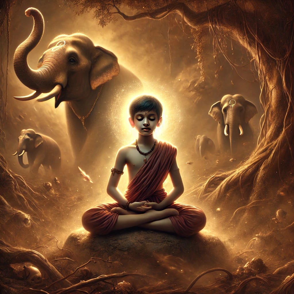 1024x1024 Overcoming Obstacles in Bhakti: Lessons from the Life of Prahlada