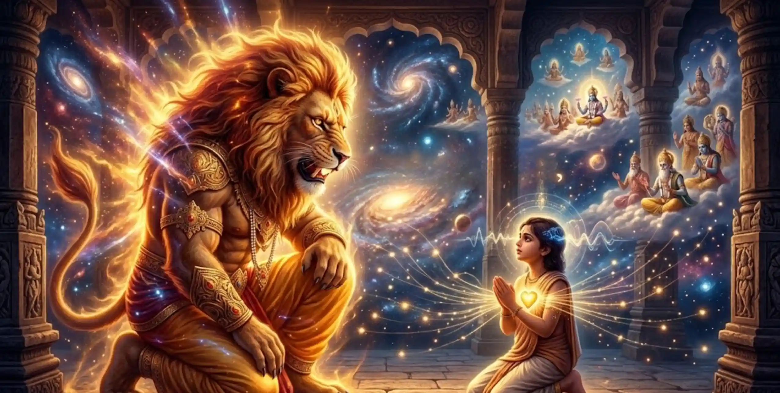 2552x1286 Holika Dahan 2026: Prahlada's Story of Faith & Surrender