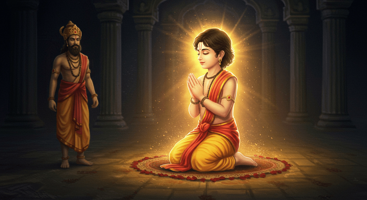 1408x768 The Story of Prahlada: A Boy's Unshakeable Faith. Hindu Mythology Blog