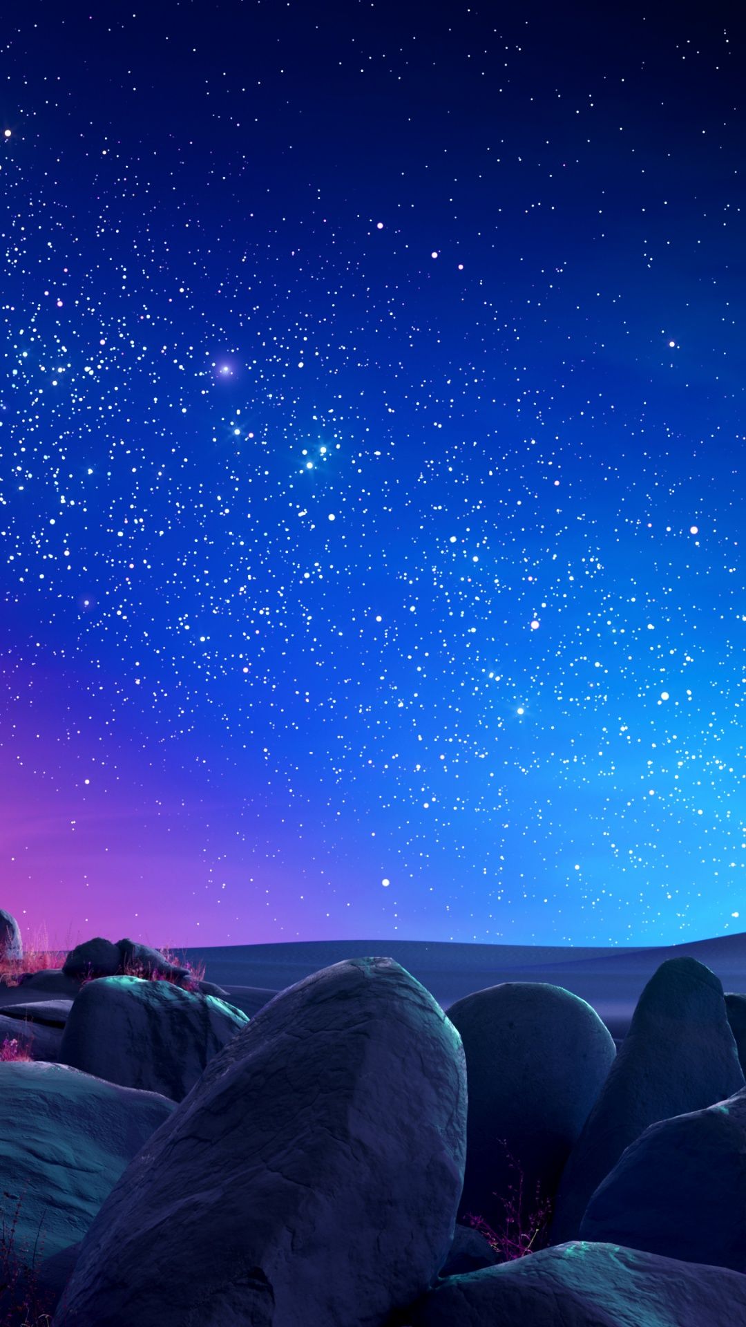 1080x1920 Night sky Wallpaper 4K, Colorful, Magic, Stars, Milky Way
