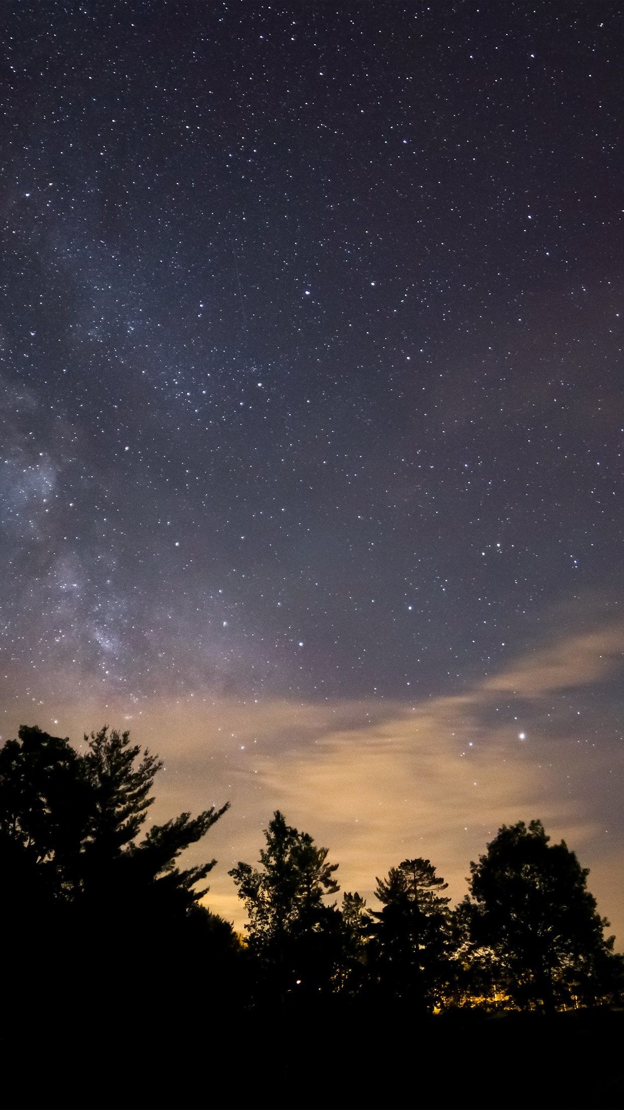 1242x2208 Night Sky Phone Wallpaper