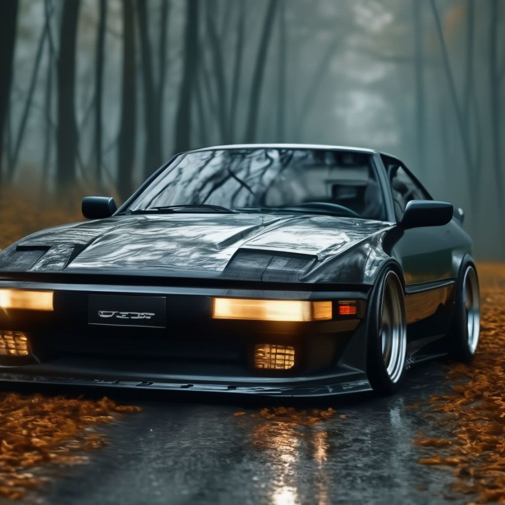1024x1024 Toyota Supra a high detail, 4k, lumen