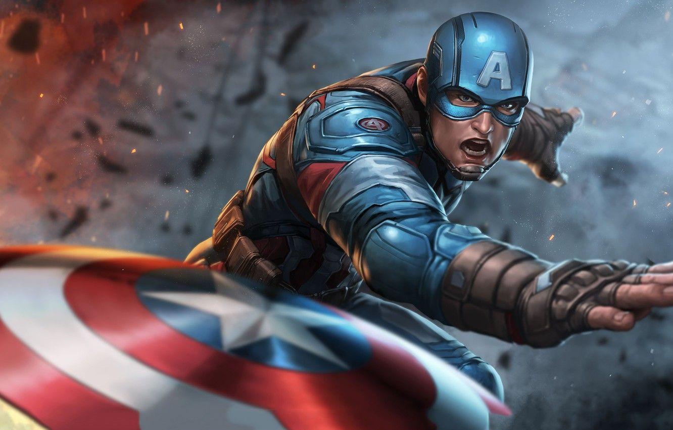 1332x850 Wallpaper Marvel, Captain America, Comics, Steven Rogers image for desktop, section фантастика