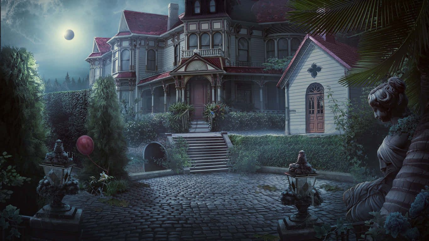 1366x768 Download Step Inside a Chilling Stay at a Haunted Hotel Wallpaper