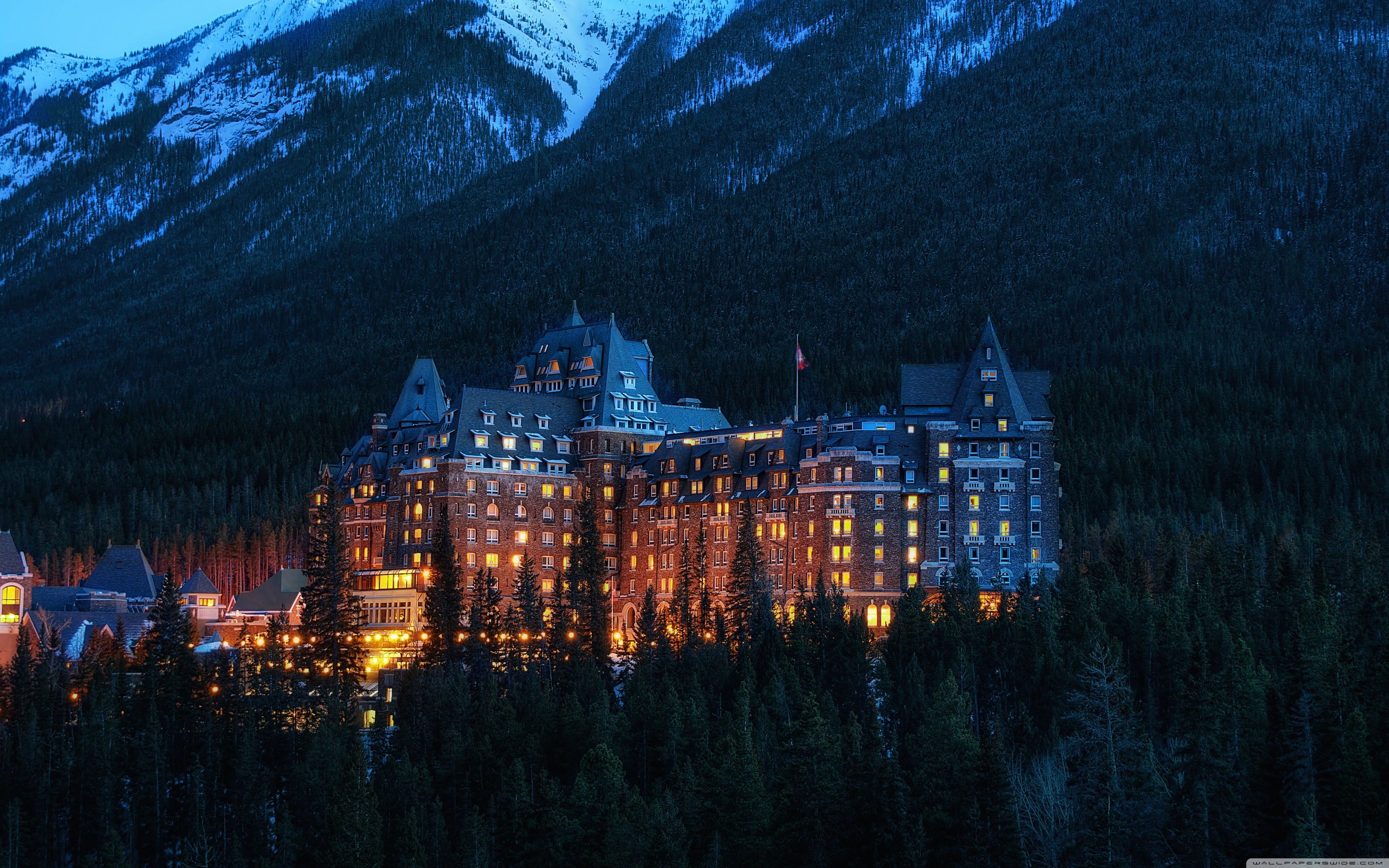3840x2400 Fairmont Banff Springs Hotel Haunted 4K UHD Wallpaper for UltraHD Desktop and TV : Widescreen and UltraWide Display : Dual Monitor : Smartphone and Tablet Devices
