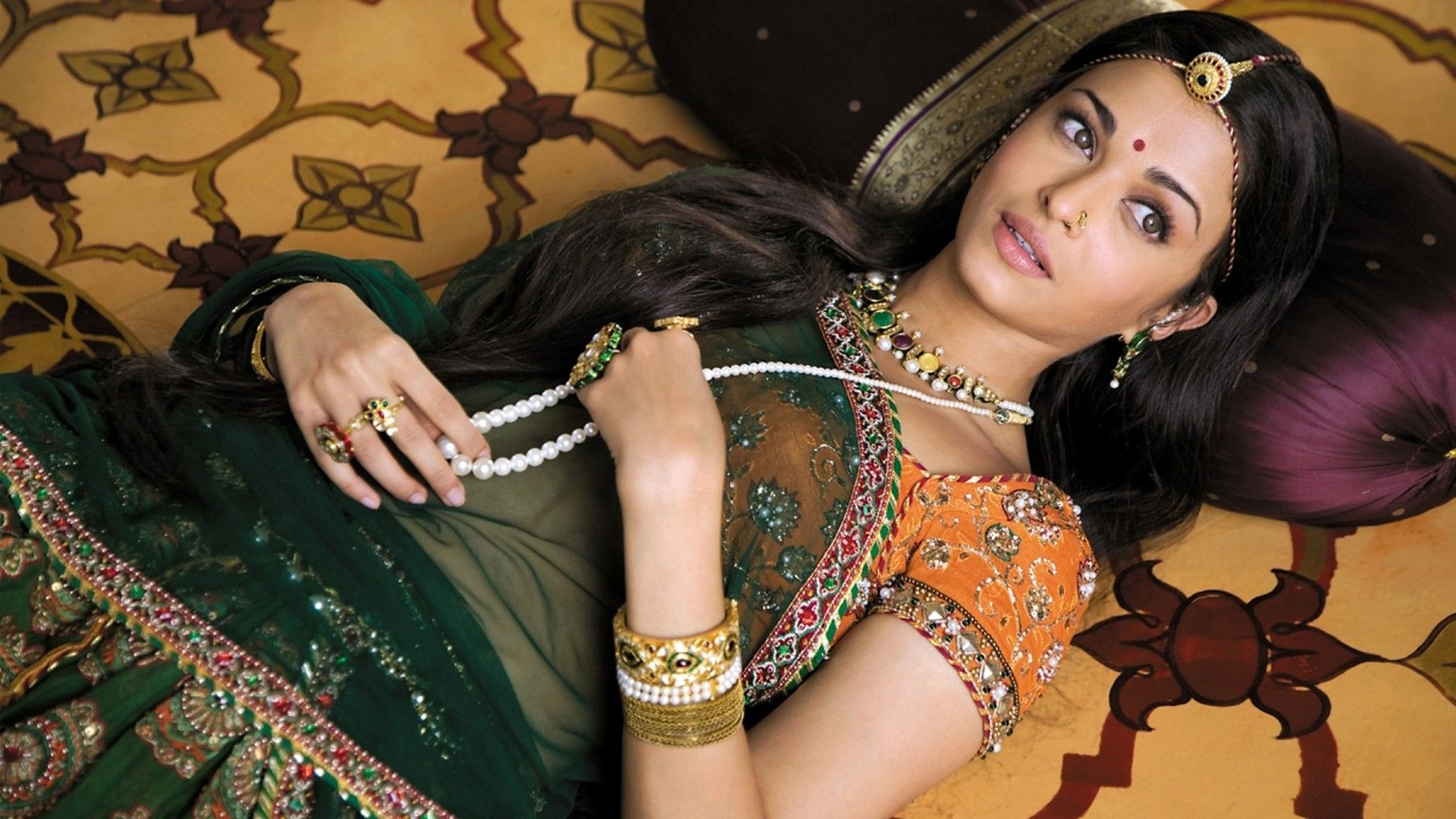 1920x1080 Aishwarya Rai Jodha Akbar Wallpaper