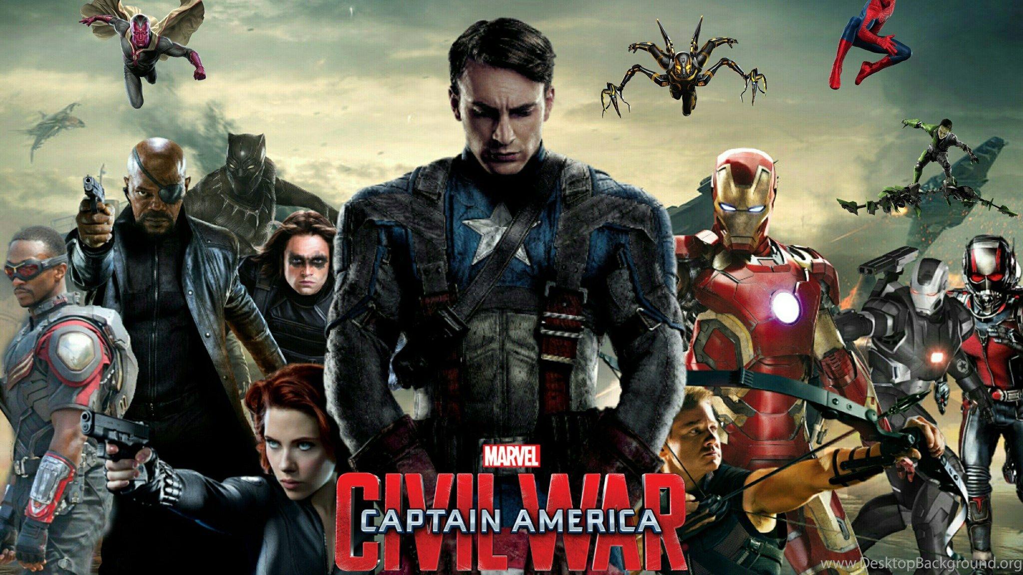 2048x1152 Captain America Civil War HD Wallpaper, Trailer, Cast Desktop Background