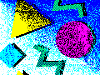 320x240 How can I make image that look like this? (Wallpaper from windows 3)