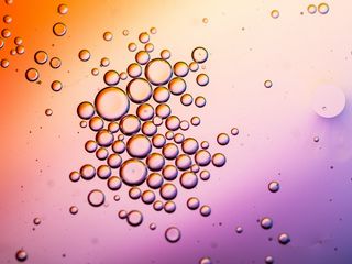 320x240 Download wallpaper 320x240 bubbles, water, liquid, gradient nokia e e asha, alcatel onetouch HD background