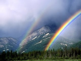 320x240 Beautiful Wallpaper: Pretty Rainbow Wallpaper