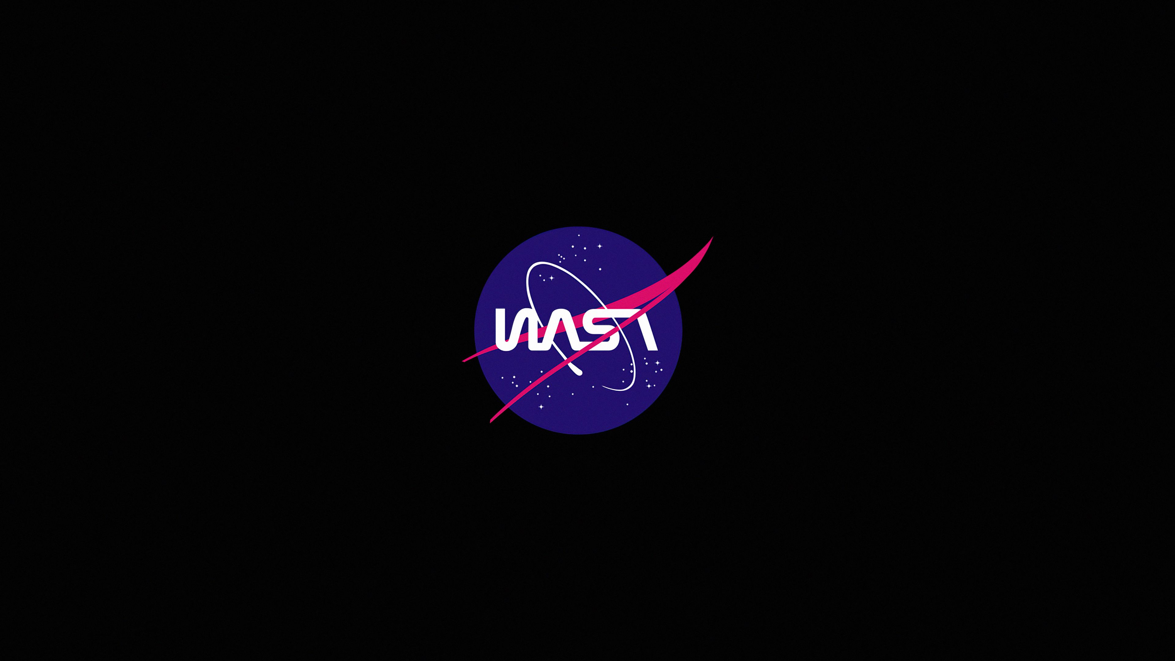 3840x2160 Nasa Logo Minimal Wallpaper, HD Computer Wallpaper, 4k Wallpaper, Image, Background, Photos and Picture