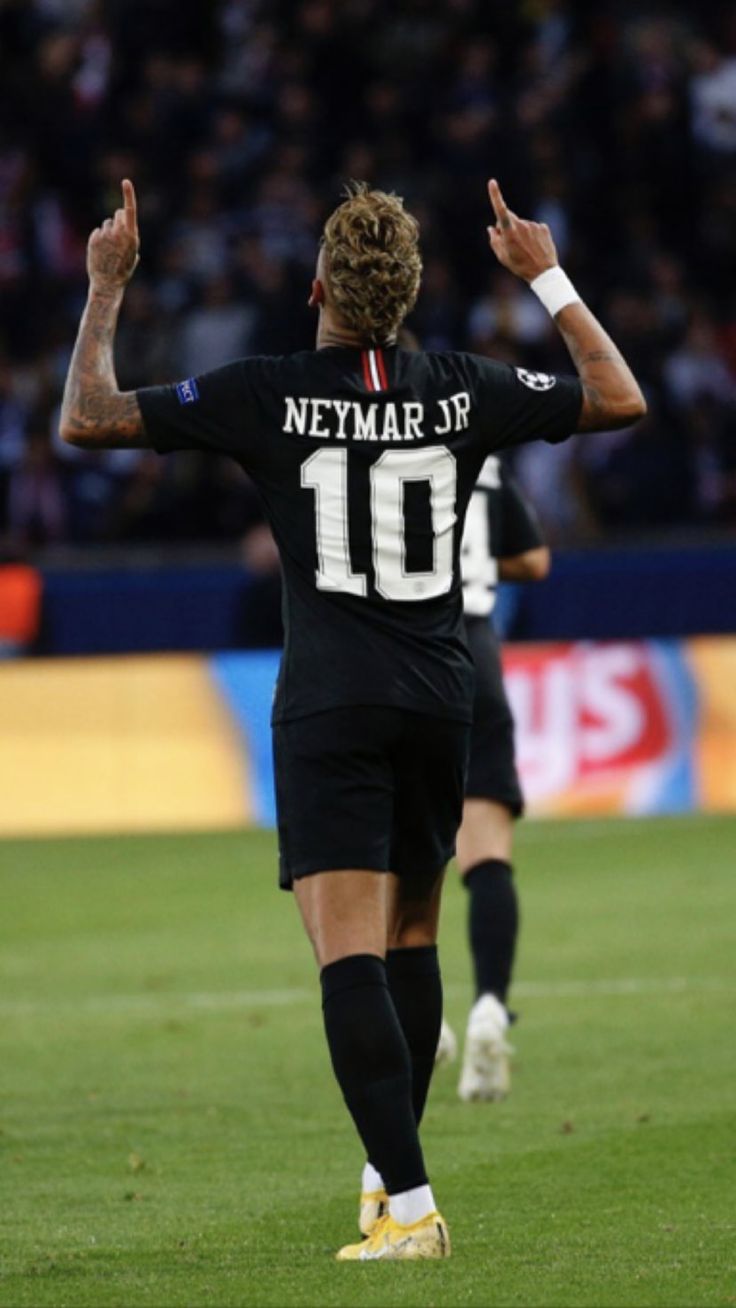 736x1308 Neymar back wallpaper. Neymar black jersey, Neymar jr 10 wallpaper, Soccer players