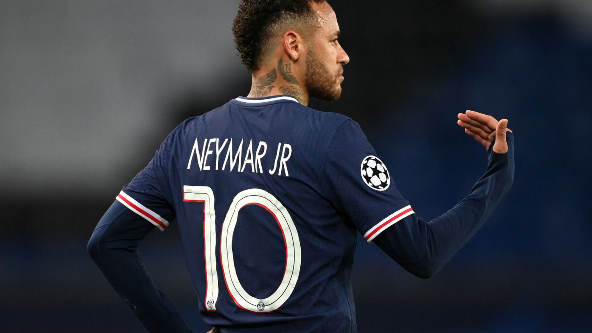 1920x1080 Backside Of Neymar da Silva Santos Junior HD Neymar Wallpaper