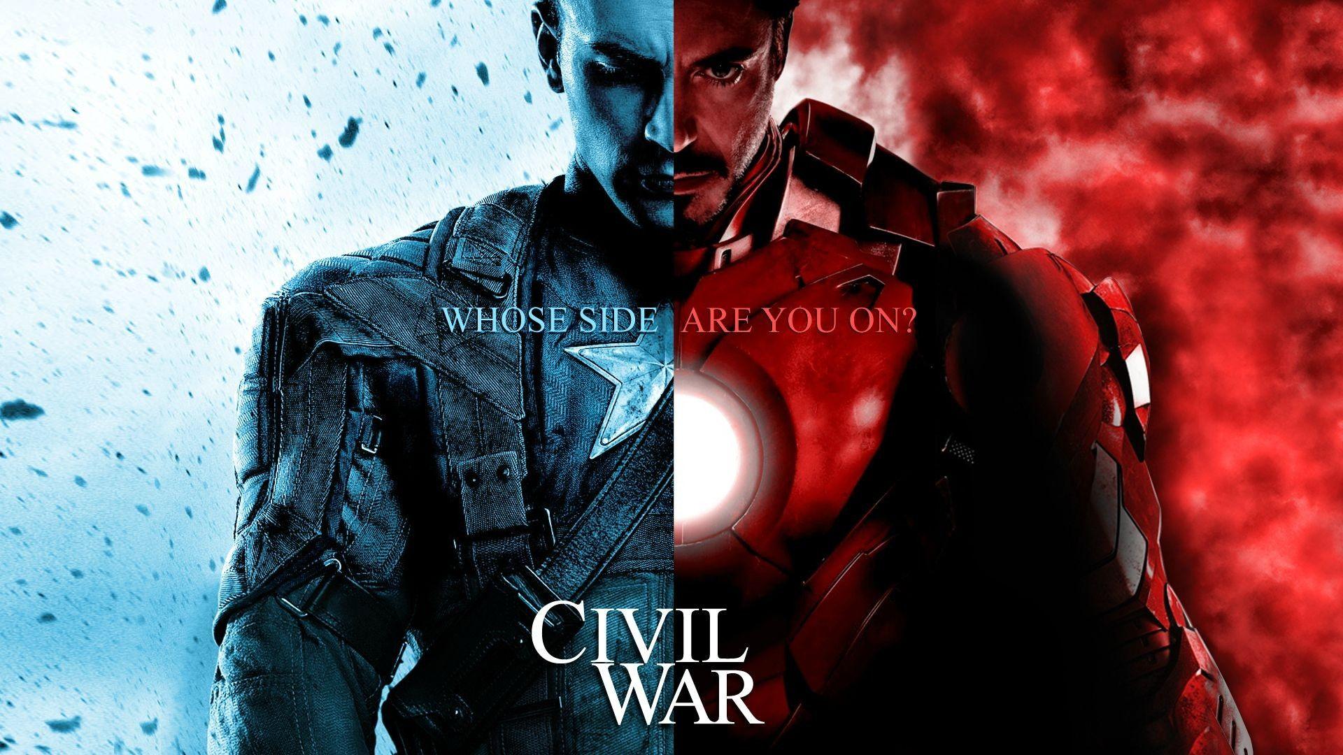 1920x1080 Iron Man, Captain America Wallpaper HD / Desktop and Mobile Background