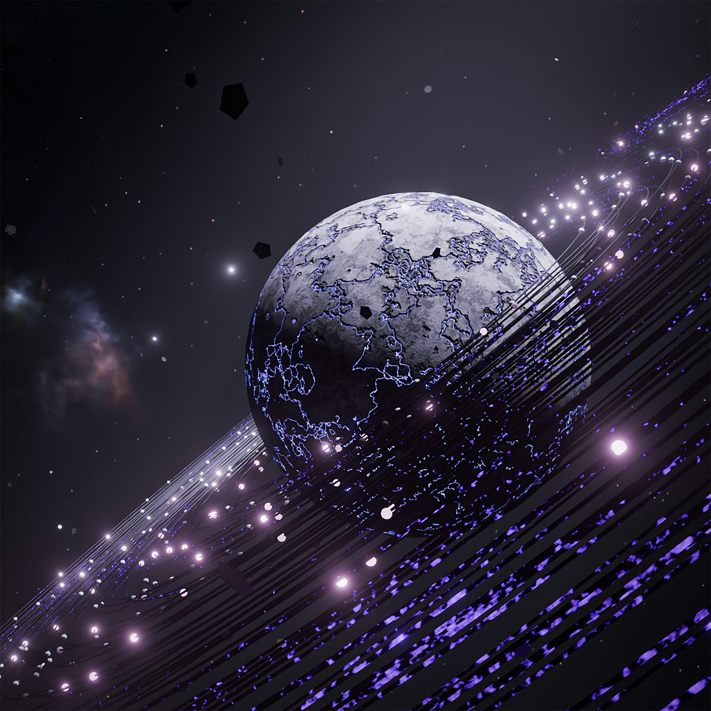 3000x3000 Planet Rings Picture. Download Free Image