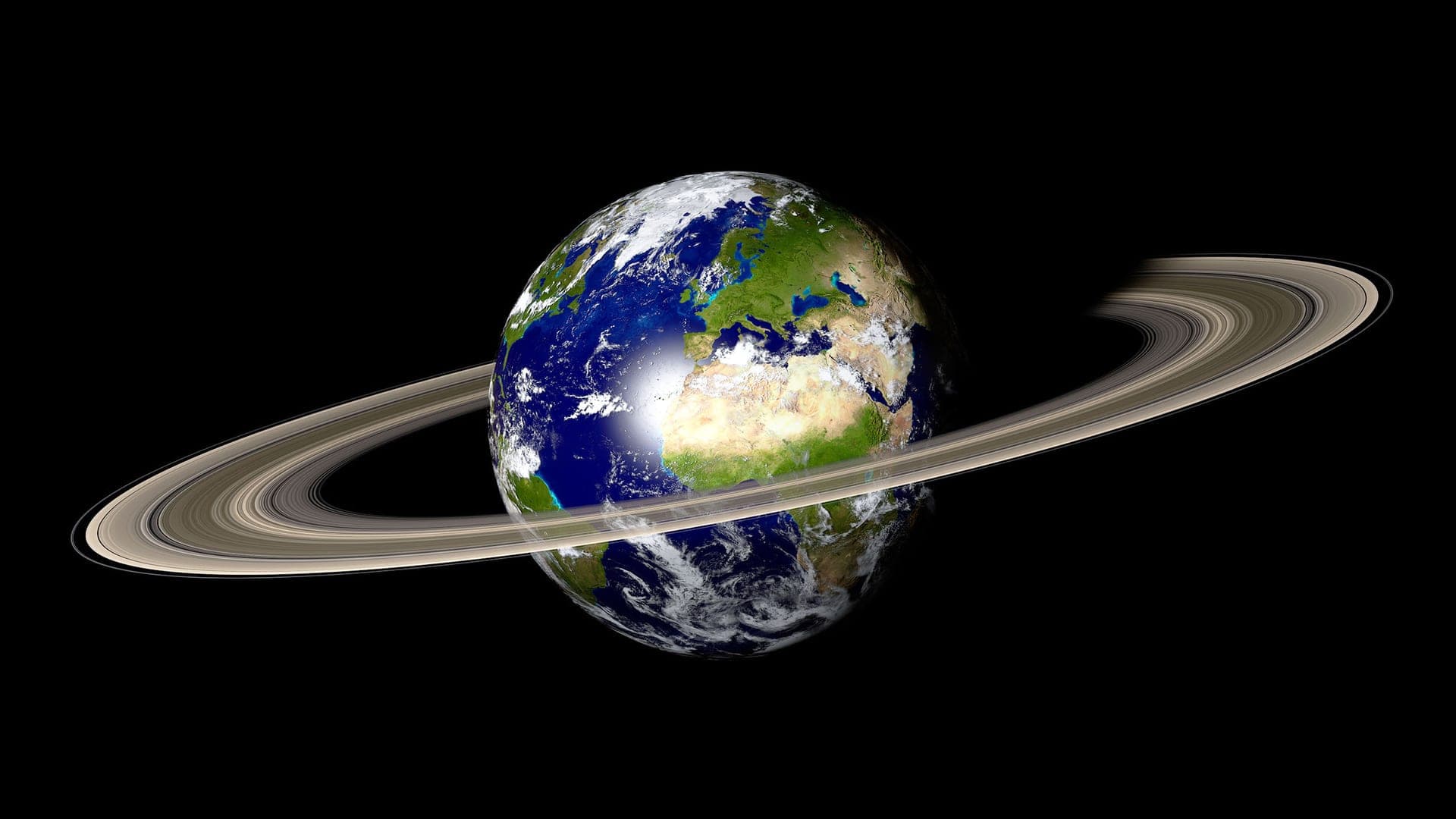 1920x1080 Earth had a ring system like Saturn roughly 466 million years ago
