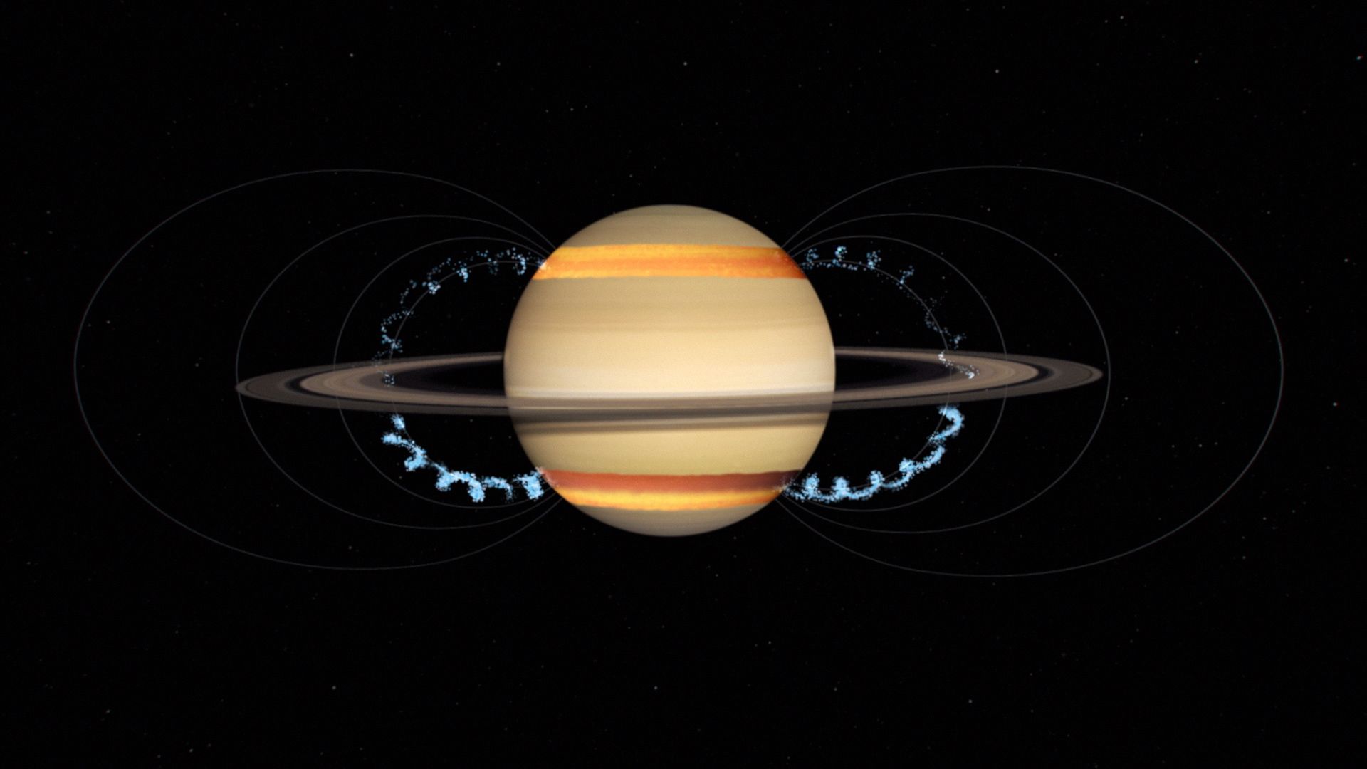 1920x1080 NASA SVS. Saturn's Rings Are Disappearing
