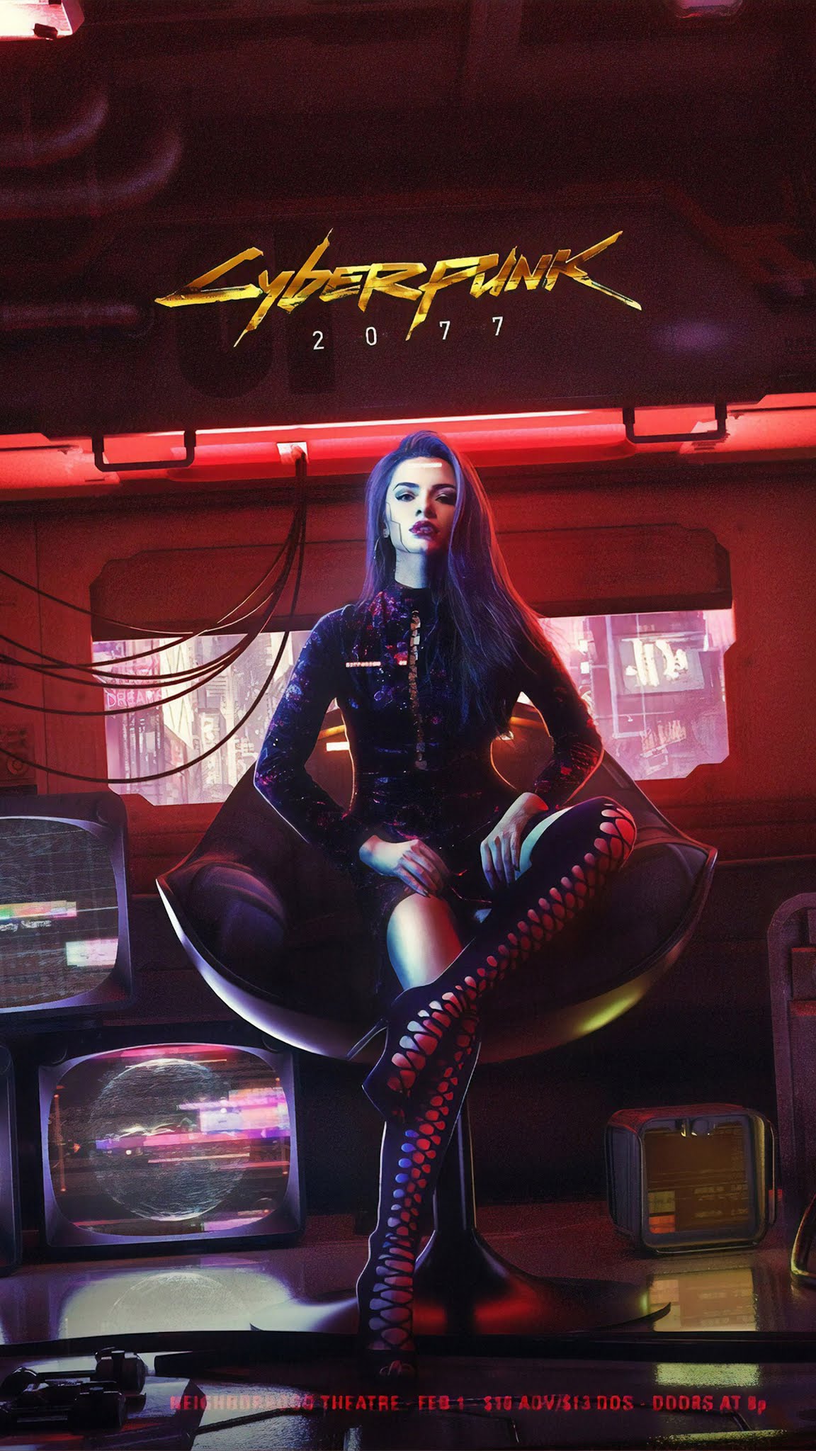 1152x2048 Cyborg Girl Cyberpunk 2077 Mobile wallpaper, Game Mobile Walls