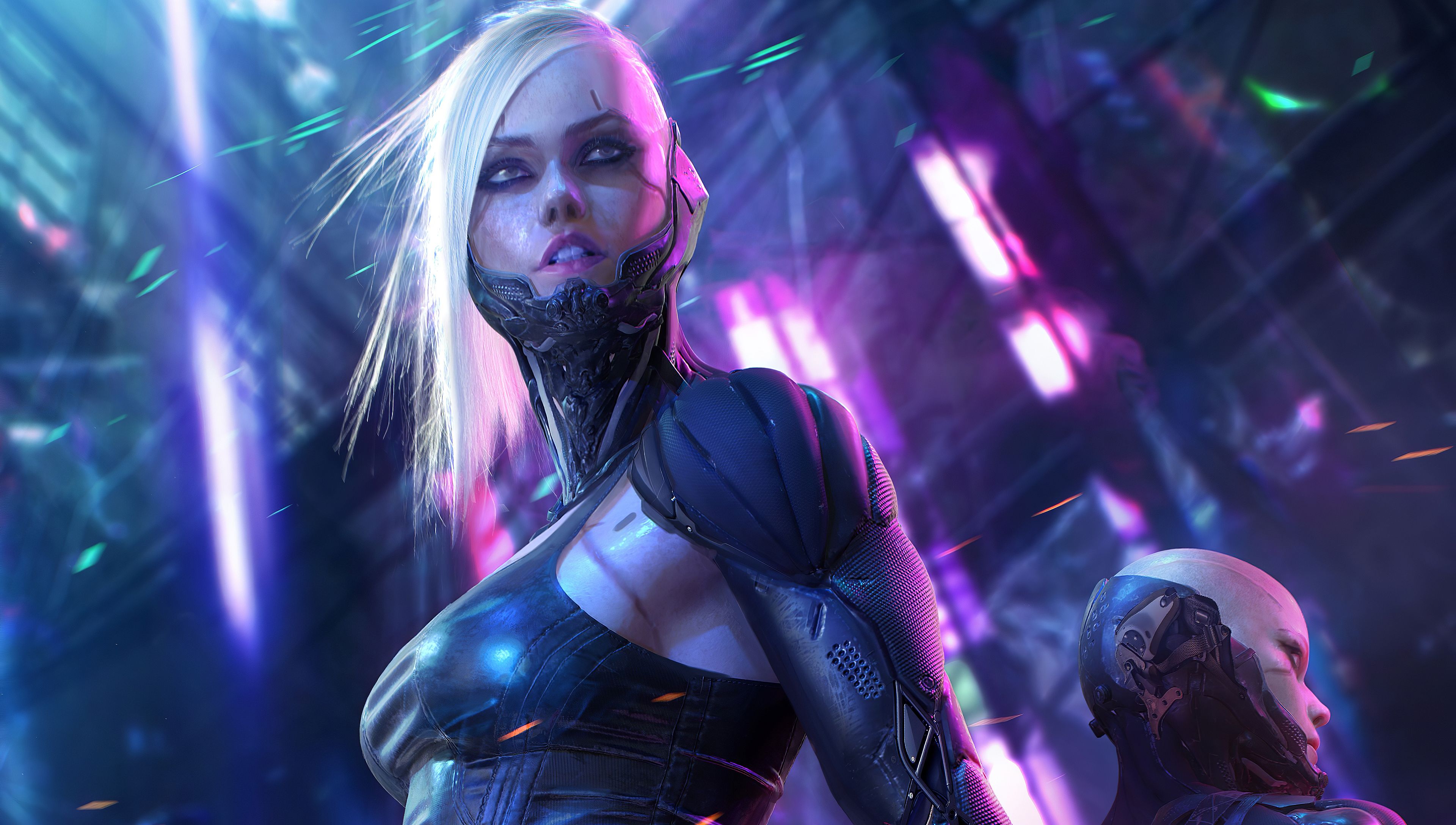 3840x2176 Cyberpunk Cyborgs Women 4k Wallpaper, HD Artist Wallpaper, 4k Wallpaper , Image, Background, Photos and Picture