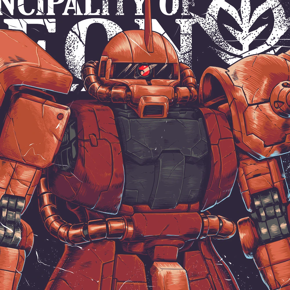 1000x1000 The Red Comet - Behance