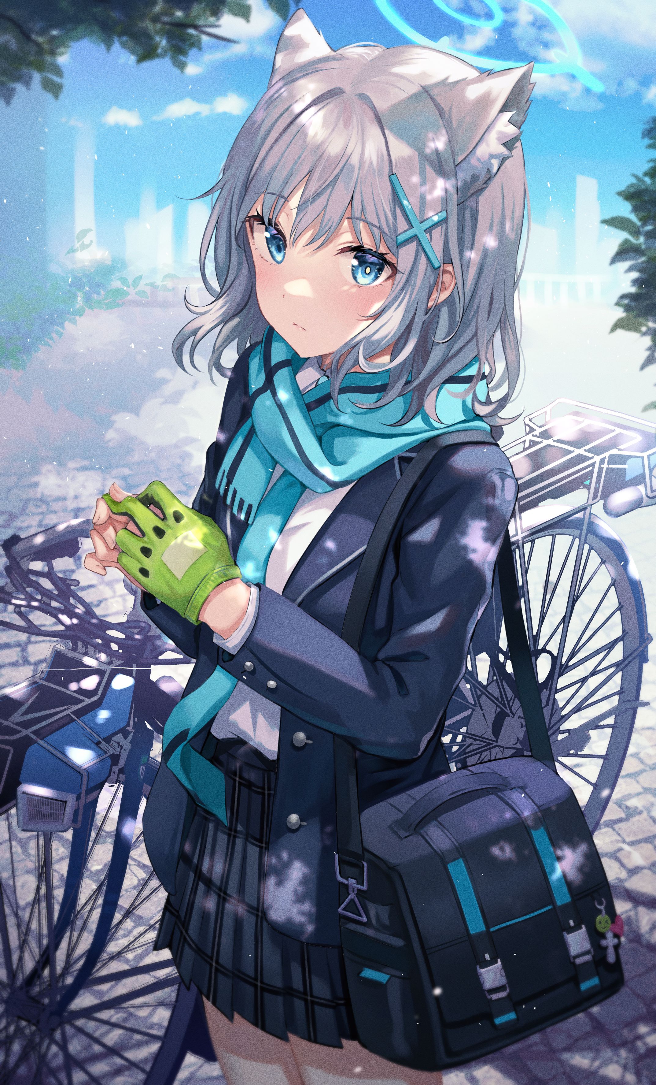 2146x3547 Shiroko Sunaookami Wallpaper