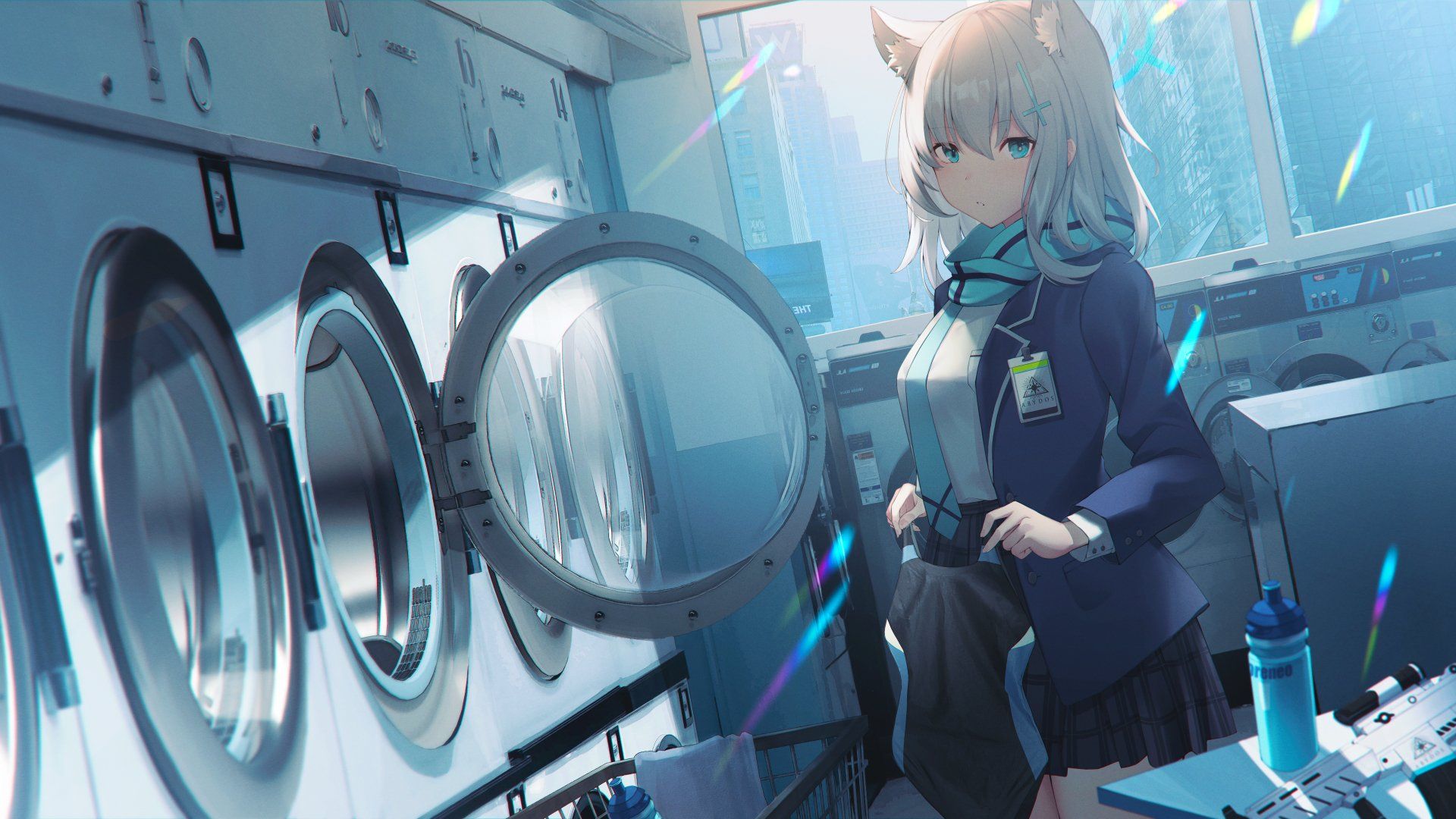 1920x1080 Shiroko Sunaookami 4K Ultra HD Wallpaper