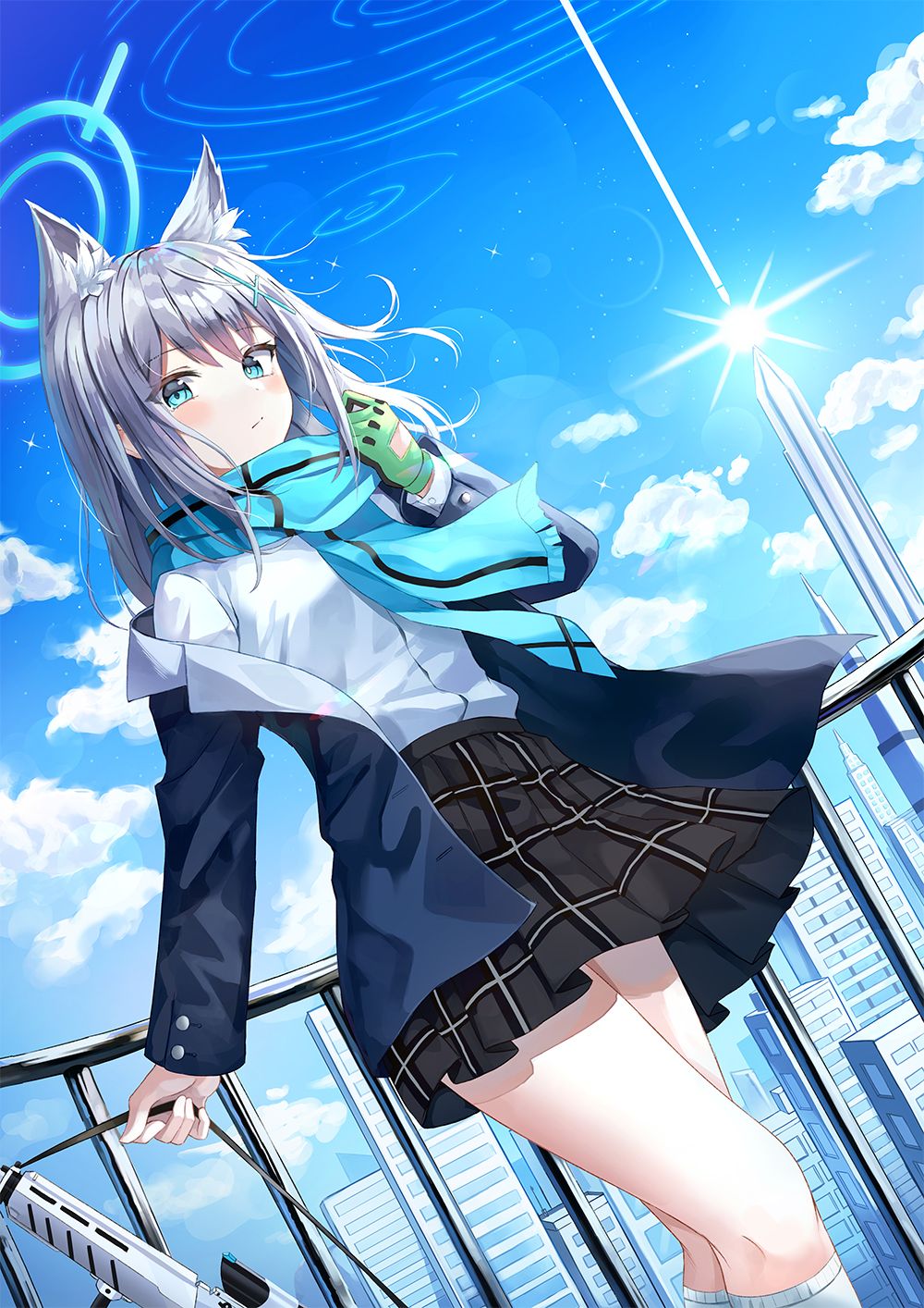 1000x1414 Sunaookami Shiroko Wallpaper